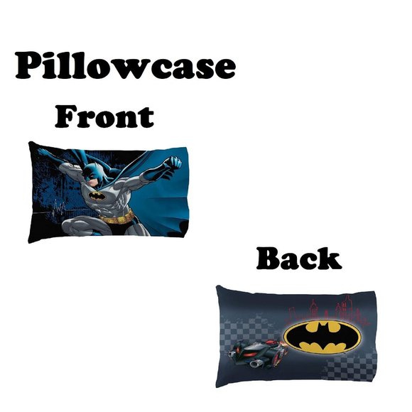 brand new Batman Guardian Speed 3-piece Black, Gray, and Blue Twin Sheet Set - Picture 7 of 15